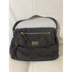 Kate Spade New York Lyndon Blake Avenue Purse Shoulder Bag Black/Gold flip sack
